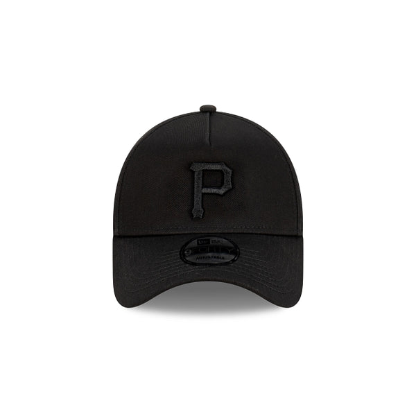 Pittsburgh Pirates Black on Black 9FORTY A-Frame Snapback
