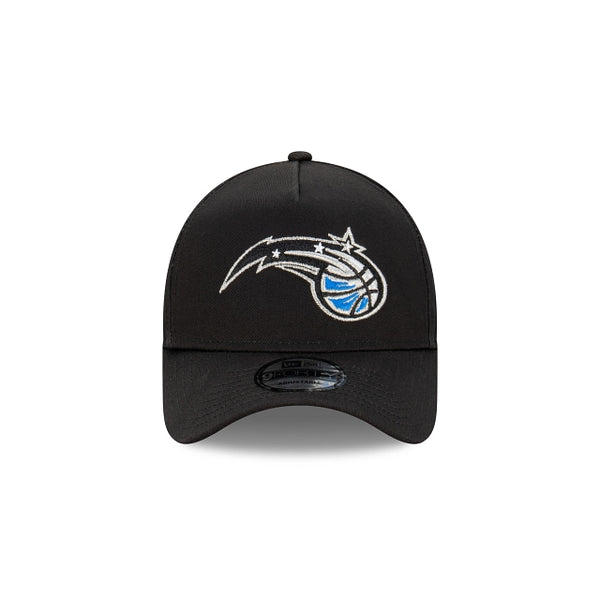 Orlando Magic Black with Official Team Colours Logo 9FORTY A-Frame Snapback