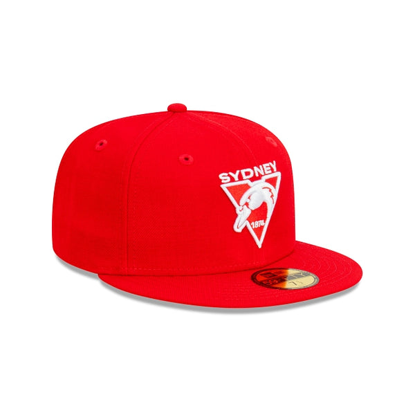 Sydney Swans Official Team Colours 59FIFTY Fitted