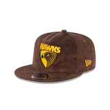 Hawthorn Hawks Official Team Colours Corduroy The Golfer Snapback New Era