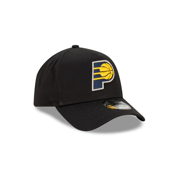 Nba Pacers Cap Indiana Pacers Black With Official Team Colours Logo 9FORTY A-frame ...