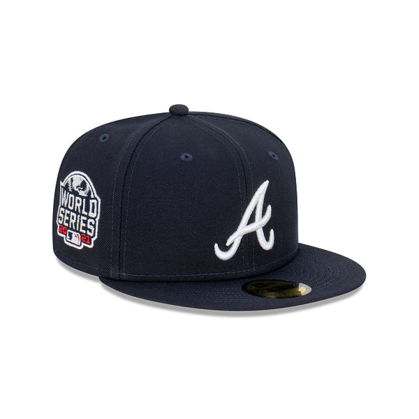 Atlanta Braves Official Team Colours 2021 World Series Side Patch 59FIFTY Fitted