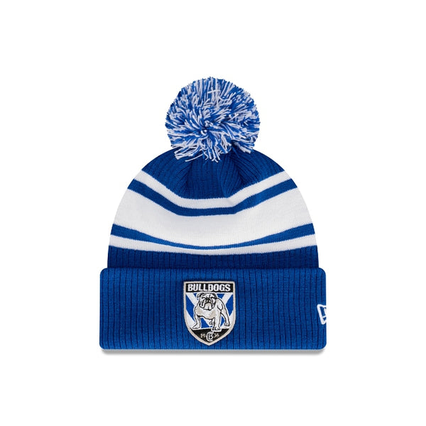 Canterbury Bankstown Bulldogs Official Team Colours Stripe Beanie New Era