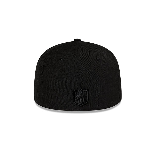 Las Vegas Raiders Black on Black 59FIFTY Fitted