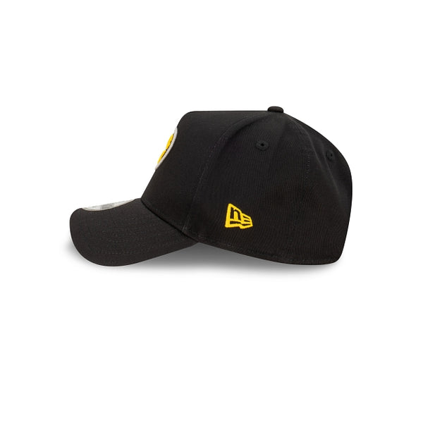 Indiana Pacers Black with Official Team Colours Logo 9FORTY A-Frame Snapback