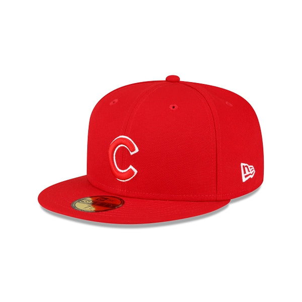 Chicago Cubs 2016 World Series Side Patch Scarlet 59FIFTY Fitted
