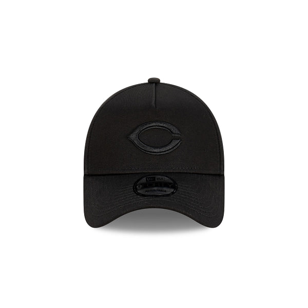 Cincinnati Reds Black on Black 9FORTY A-Frame Snapback