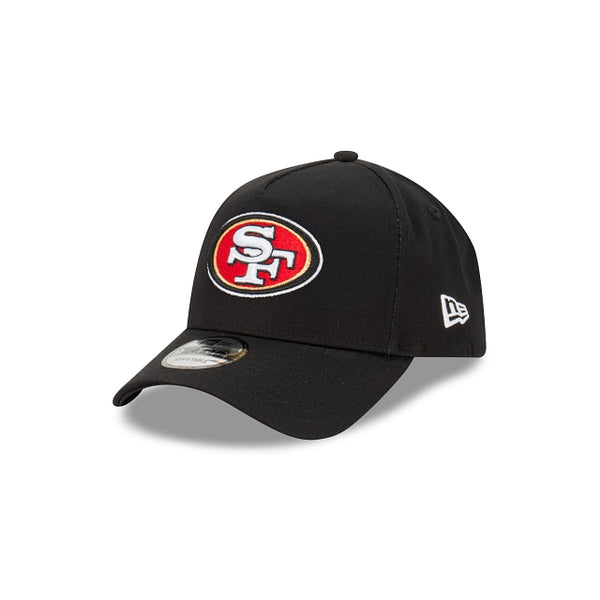 San Francisco 49Ers Black with Official Team Colours Logo 9FORTY A-Frame Snapback New Era