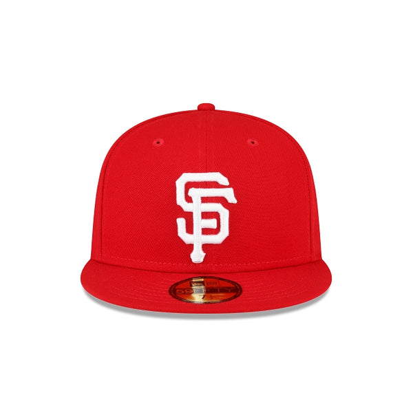 San Francisco Giants 2010 World Series Side Patch Scarlet 59FIFTY Fitted