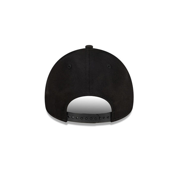 Washington Commanders Black with Official Team Colours Logo 9FORTY A-Frame Snapback