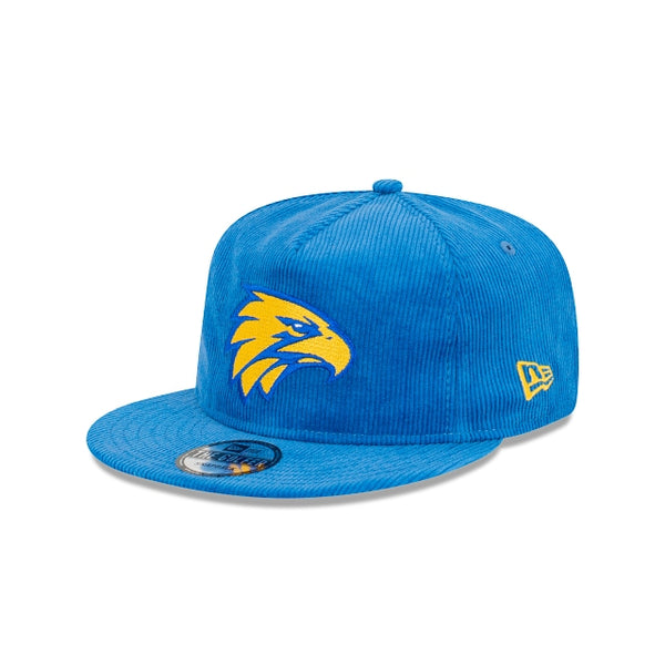 West Coast Eagles Official Team Colours Corduroy The Golfer Snapback New Era