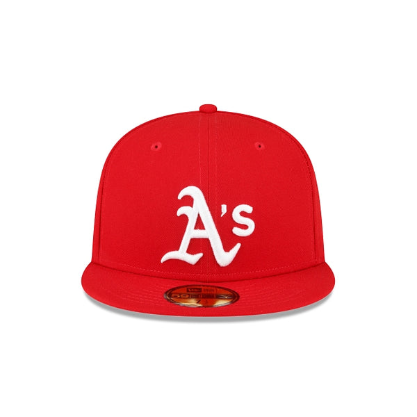 Oakland Athletics 1989 World Series Side Patch Scarlet 59FIFTY Fitted