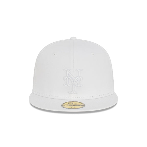 New York Mets White 59FIFTY Fitted