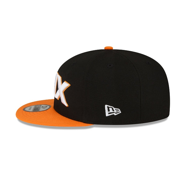 New York Knicks STATEMENT SNAPBACK Navy-Orange Hat