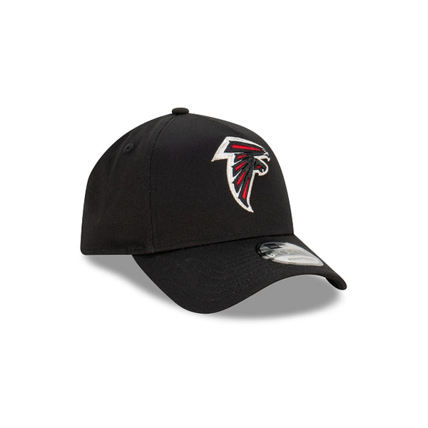 Atlanta Falcons Black with Official Team Colours Logo 9FORTY A-Frame Snapback