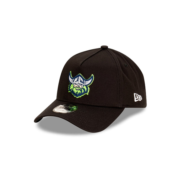 Canberra Raiders Black with Official Team Colours Logo 9FORTY A-Frame New Era