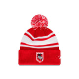 St George Illawarra Dragons Official Team Colours Stripe Beanie New Era