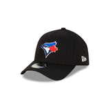 Toronto Blue Jays Black with Official Team Colours Logo 9FORTY A-Frame Snapback New Era