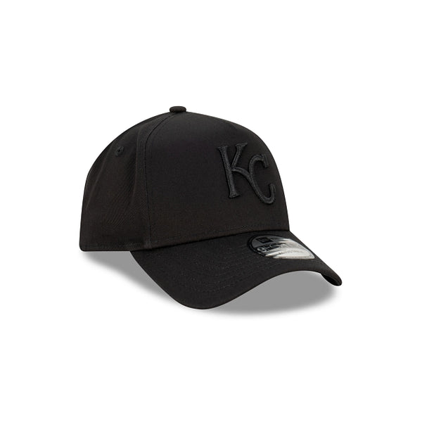 Kansas City Royals Black on Black 9FORTY A-Frame Snapback