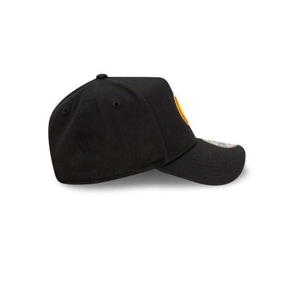 Denver Nuggets Black with Official Team Colours Logo 9FORTY A-Frame Snapback