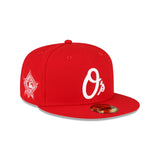 Baltimore Orioles All-Star Game Side Patch Scarlet 59FIFTY Fitted New Era