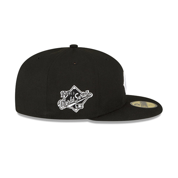 Cincinnati Reds 1990 World Series Side Patch Black 59FIFTY Fitted