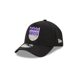 Sacramento Kings Black with Official Team Colours Logo 9FORTY A-Frame Snapback New Era