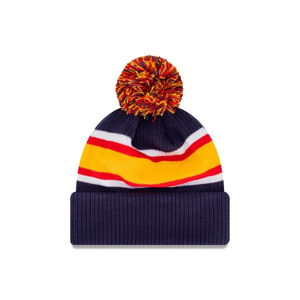 Adelaide Crows Official Team Colours Stripe Beanie
