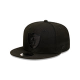 Las Vegas Raiders Black on Black 9FIFTY Snapback New Era