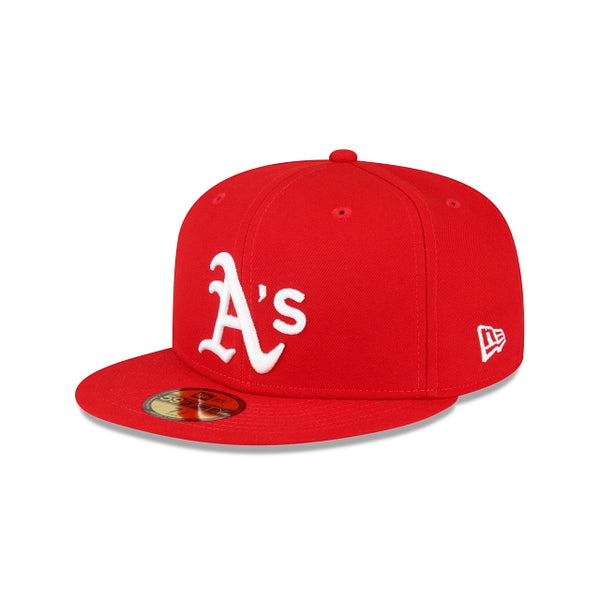 Oakland Athletics 1989 World Series Side Patch Scarlet 59FIFTY Fitted