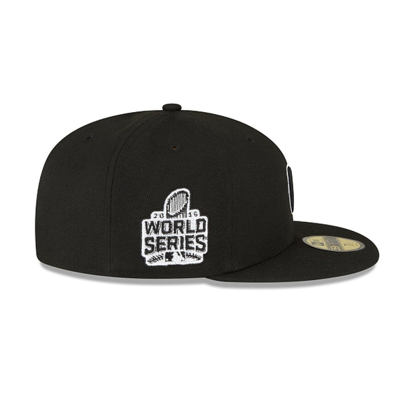Chicago Cubs 2016 World Series Side Patch Black 59FIFTY Fitted