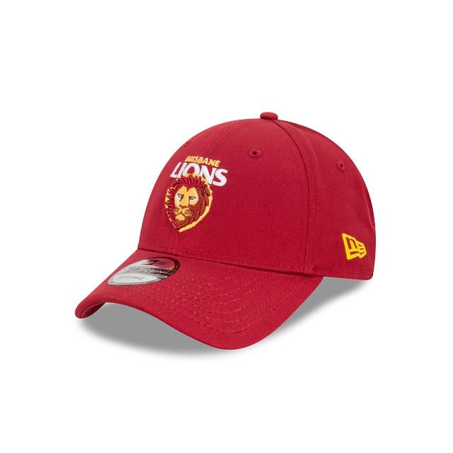 Casquette Dfynt Strapback - Logo Lion Brodé, Couleur Bordeaux Et Noir, Neuve Sans étiquette