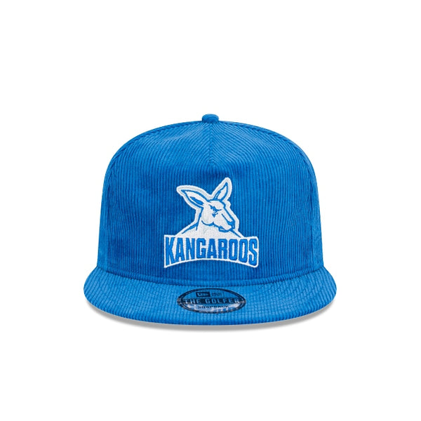North Melbourne Kangaroos Official Team Colours Corduroy The Golfer Snapback