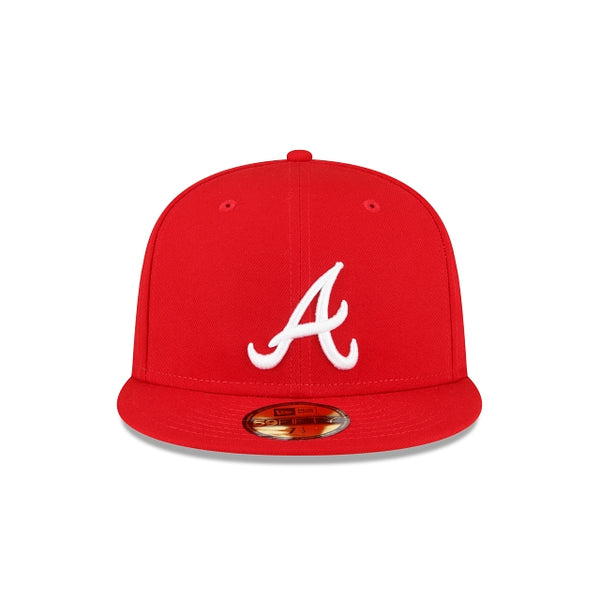 Atlanta Braves 2021 World Series Side Patch Scarlet 59FIFTY Fitted