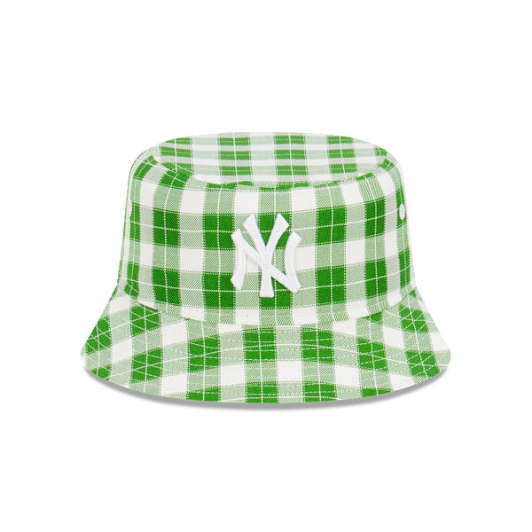 New York Yankees Green Plaid Bucket