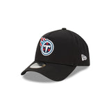 Tennessee Titans Black with Official Team Colours Logo 9FORTY A-Frame Snapback New Era