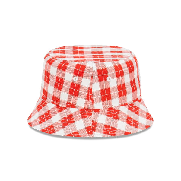 Los Angeles Dodgers Red Plaid Bucket