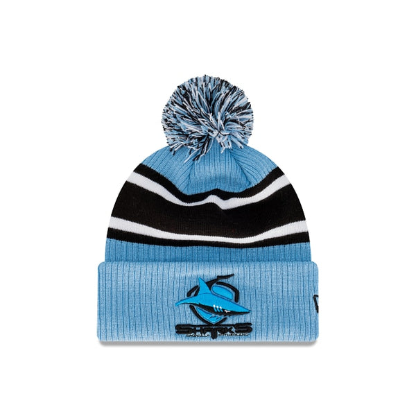 Cronulla Sutherland Sharks Official Team Colours Stripe Beanie New Era