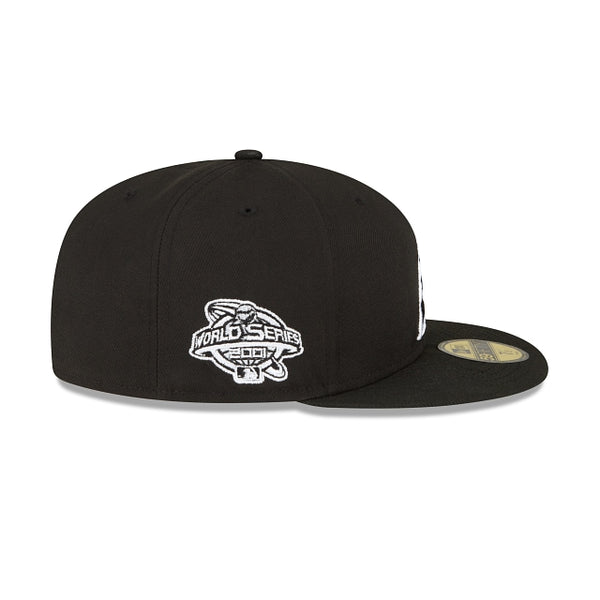 Arizona Diamondbacks 2001 World Series Side Patch Black 59FIFTY Fitted