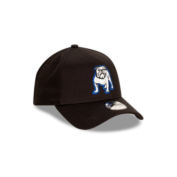 Canterbury Bankstown Bulldogs Black with Official Team Colours Logo 9FORTY A-Frame Snapback