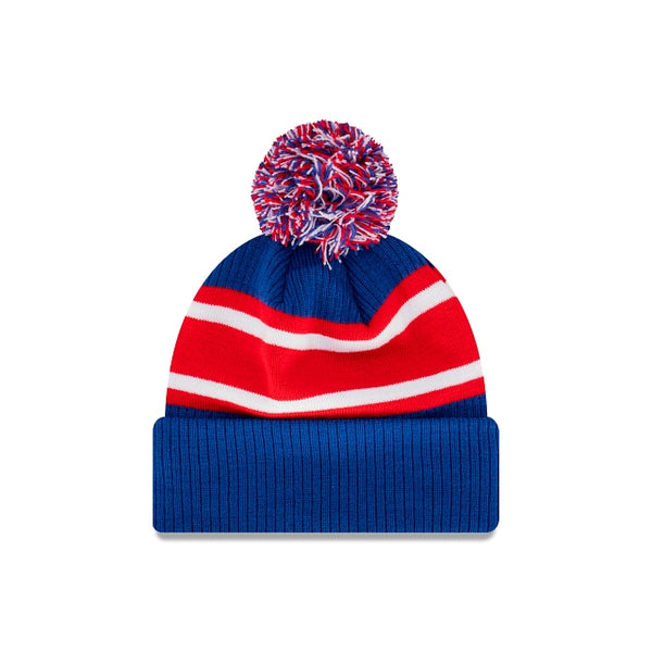 Western Bulldogs Official Team Colours Stripe Beanie