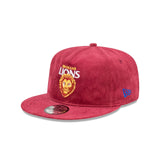 Brisbane Lions Official Team Colours Corduroy The Golfer Snapback New Era
