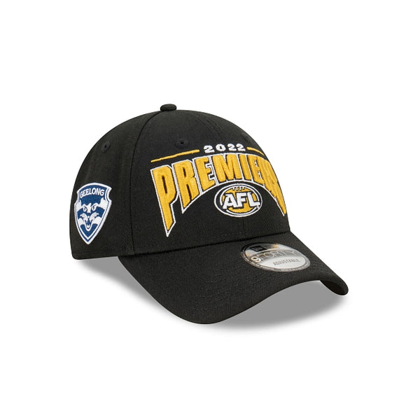 Geelong Cats AFL Premiers 2022 9FORTY Cloth Strap New Era