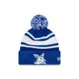 North Melbourne Kangaroos Official Team Colours Stripe Beanie New Era