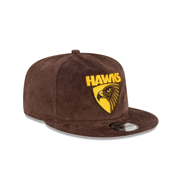 Hawthorn Hawks Official Team Colours Corduroy The Golfer Snapback
