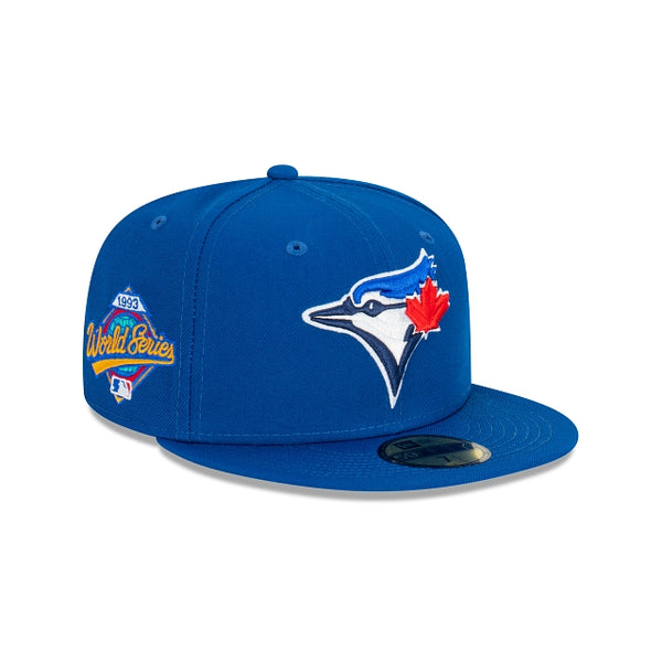 Toronto Blue Jays Official Team Colours 1993 World Series Side Patch 59FIFTY Fitted New Era