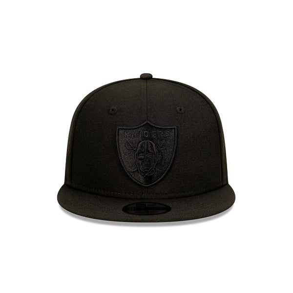 Las Vegas Raiders NFL Essentials Black on Black 9FIFTY Snapback