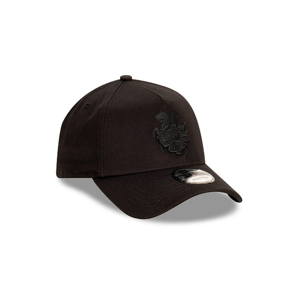 St George-Illawarra Dragons NRL Essentials Black on Black 9FORTY A-Frame Snapback