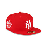 New York Yankees 1999 World Series Side Patch Scarlet 59FIFTY Fitted New Era
