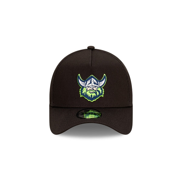 Canberra Raiders Black with Official Team Colours Logo 9FORTY A-Frame